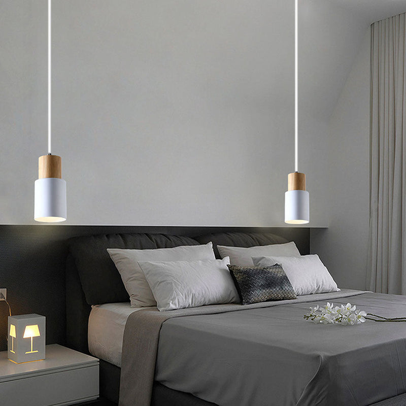 Hanglamp – Cilindervormig ontwerp – Geschikt voor diverse interieurstijlen | E27 fitting, energiezuinig