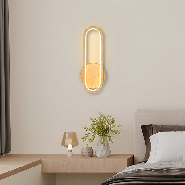 Wandlamp – Stijlvol ontwerp – Houten LED lamp voor woonkamer decoratie