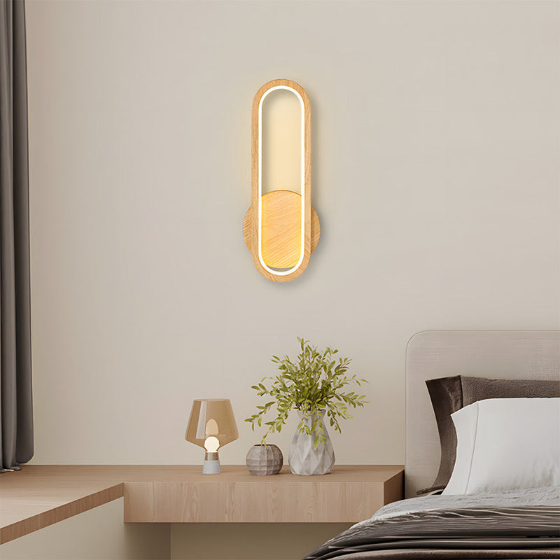Wandlamp – Stijlvol ontwerp – Houten LED lamp voor woonkamer decoratie