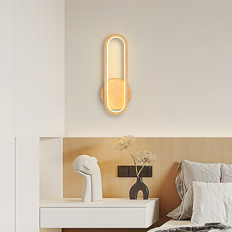 Wandlamp – Stijlvol ontwerp – Houten LED lamp voor woonkamer decoratie