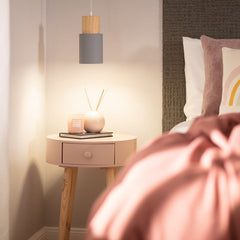 Hanglamp – Cilindervormig ontwerp – Geschikt voor diverse interieurstijlen | E27 fitting, energiezuinig