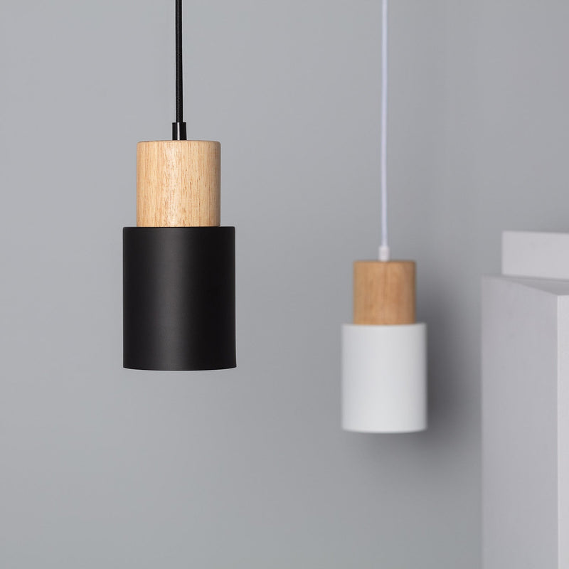 Hanglamp – Cilindervormig ontwerp – Geschikt voor diverse interieurstijlen | E27 fitting, energiezuinig