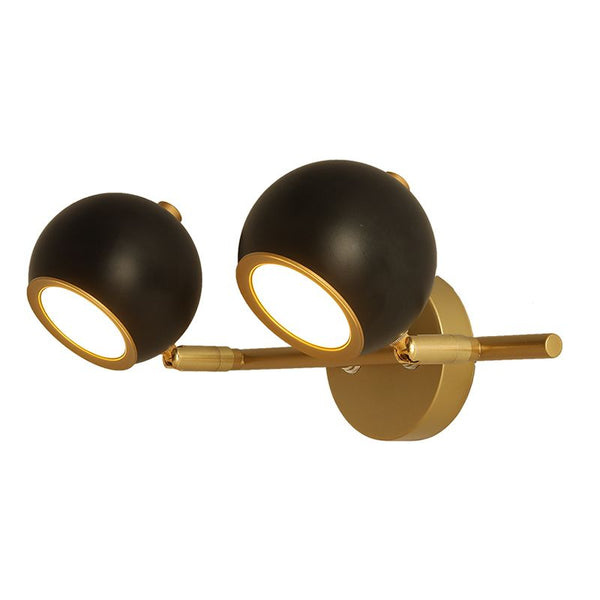 Wandlamp – Elegant bolvormig ontwerp met gouden accenten – Modern decoratieve verlichting