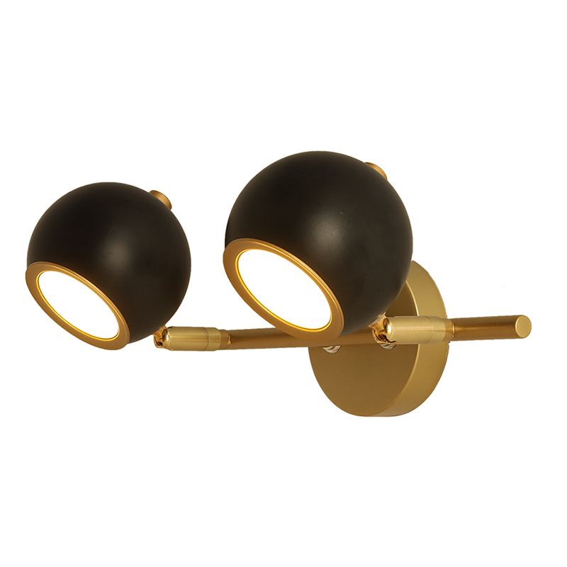 Wandlamp – Elegant bolvormig ontwerp met gouden accenten – Modern decoratieve verlichting