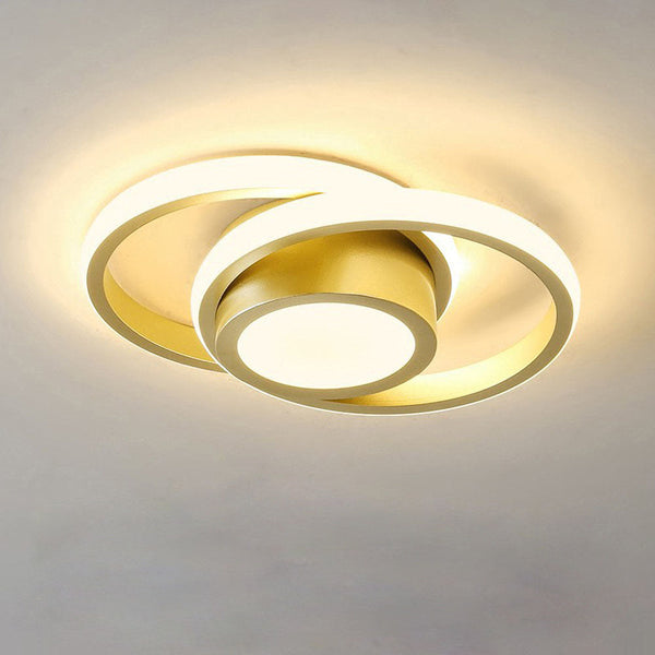 Plafondlamp – Dubbele LED-ring – Minimalistisch ontwerp, moderne verlichtingsoplossing