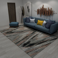 Woonkamer Tapijt – Abstracte Streepprint – Polyester, Huisdiervriendelijk, Gebiedtapijt