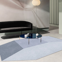 Slaapkamer tapijt – Onregelmatig geometrisch patroon – Polyester met anti-slip achterkant