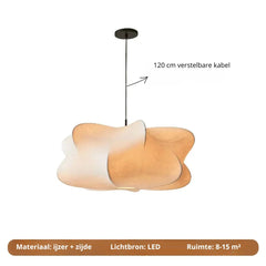 Hanglamp – Wabi Sabi stijl – Geschikt voor diverse interieurstijlen | E27 fitting, energiezuinig
