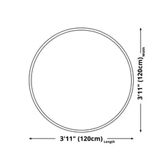 Vloerkleed jute – Wasbaar, anti-slip, huisdiervriendelijk – Ideaal voor de woonkamer