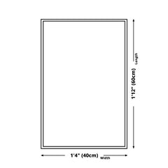 Geometrisch tapijt – Modern zeshoekpatroon – Polyester, machinewasbaar