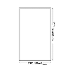 Vloerkleed – Modern waterverf patroon – Polyester, huisdiervriendelijk, wasbaar, niet-slip