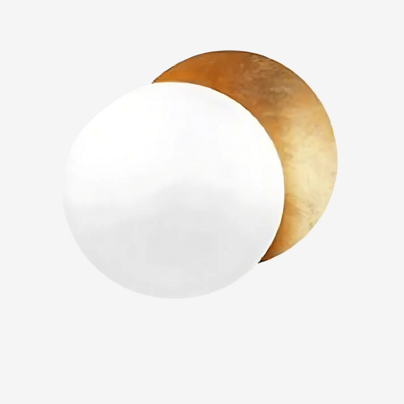 Wandlamp – Elegante Maan-gouden Ontwerp – Creëert Gezellige Sferen