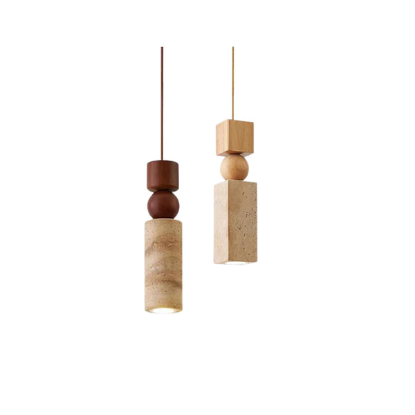 Hanglamp – Modern design – Travertijn materiaal, geschikt voor diverse interieurstijlen
