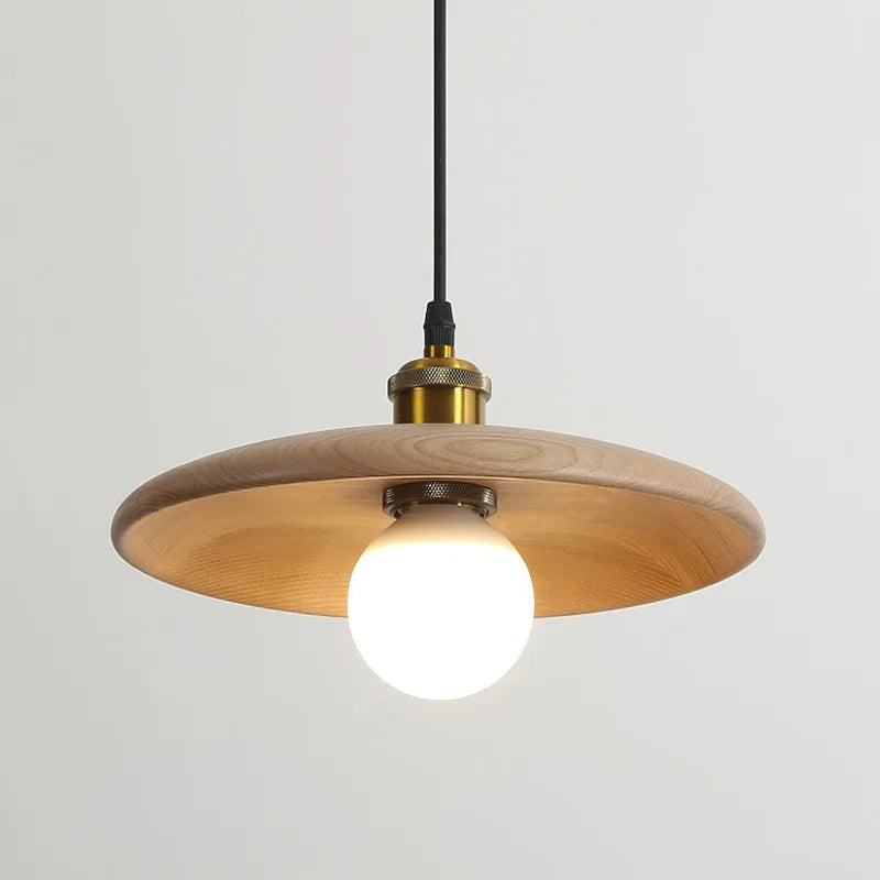 Hanglamp – Houten ontwerp – Verlichting in natuurlijke stijl