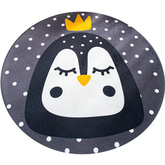 Vloerkleed kinderen – Cartoon patroon – Synthetisch, anti-slip achterkant, kleurvast, machinewasbaar