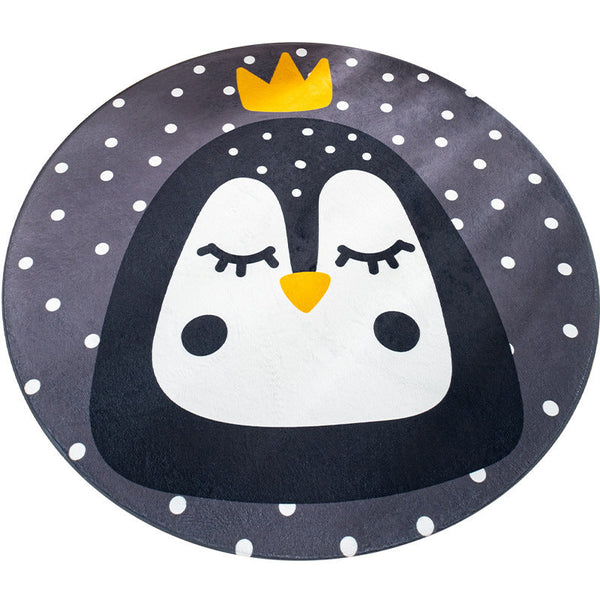 Vloerkleed kinderen – Cartoon patroon – Synthetisch, anti-slip achterkant, kleurvast, machinewasbaar