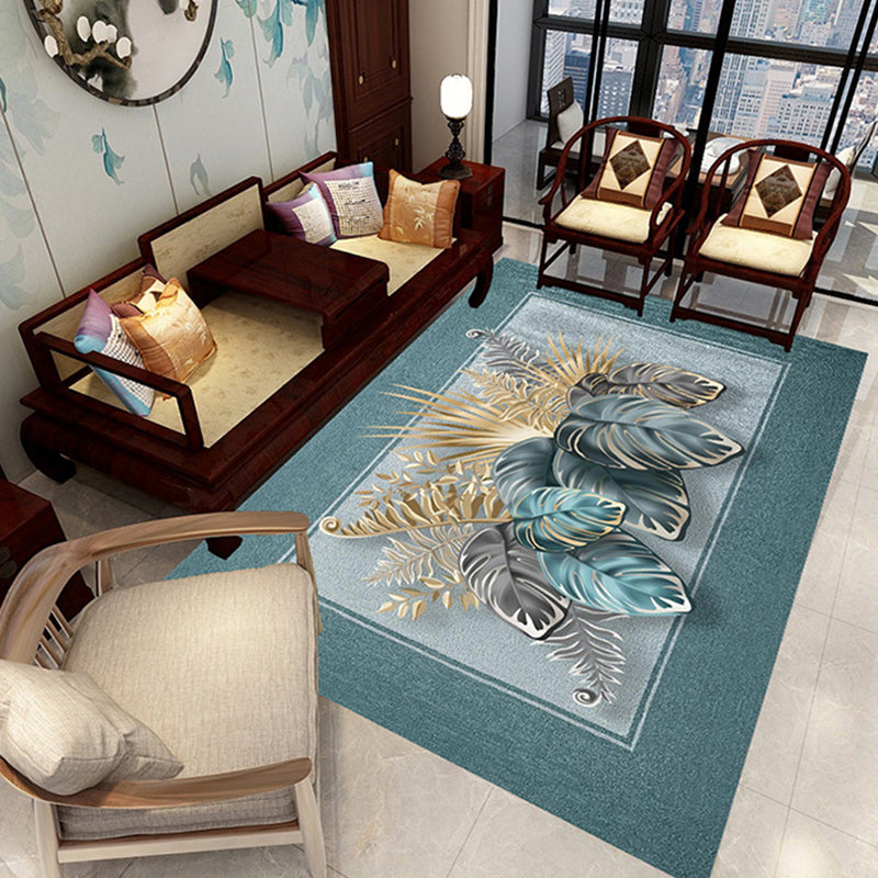 Multicolor patroon tapijt – Vlekbestendig, wasbaar, niet-slip – Polyester, Nordic-stijl