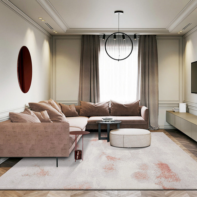 Abstract patroon tapijt – Wasbaar, vlekbestendig, antislip – Synthetisch, industrieel, voor logeerkamer