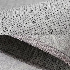 Trellis tapijt – Minimalistisch ontwerp – Polyester, vlekbestendig, huisdiervriendelijk, niet-slip achterzijde