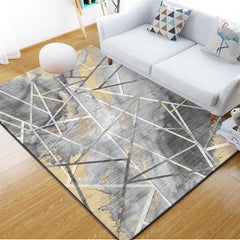 Industriële tapijten – Geometrisch ontwerp – Polyester, huisdiervriendelijk, niet-slip, kleurbestendig