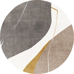 Abstract geprinte gebied tapijt – Trendy design – Polyester, wasbaar, niet-slip achterkant