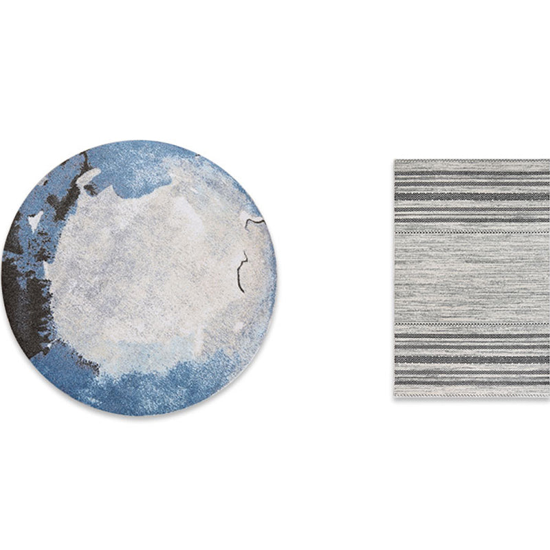 Abstracte geprinte tapijt – Huisdiervriendelijk en onderhoudsvriendelijk – Polypropyleen, geschikt voor woonkamer