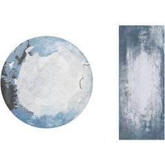 Abstracte geprinte tapijt – Huisdiervriendelijk en onderhoudsvriendelijk – Polypropyleen, geschikt voor woonkamer