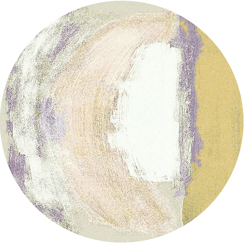 Trendy tapijt – Multi-gekleurde abstracte print – Vlekbestendig en anti-slip achterkant