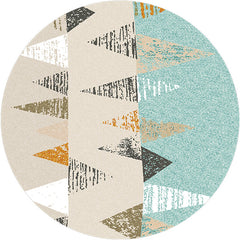 Trendy tapijt – Multi-gekleurde abstracte print – Vlekbestendig en anti-slip achterkant