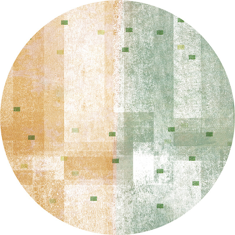 Trendy tapijt – Multi-gekleurde abstracte print – Vlekbestendig en anti-slip achterkant