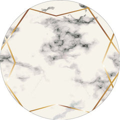 Trendy tapijt – Multi-gekleurde abstracte print – Vlekbestendig en anti-slip achterkant