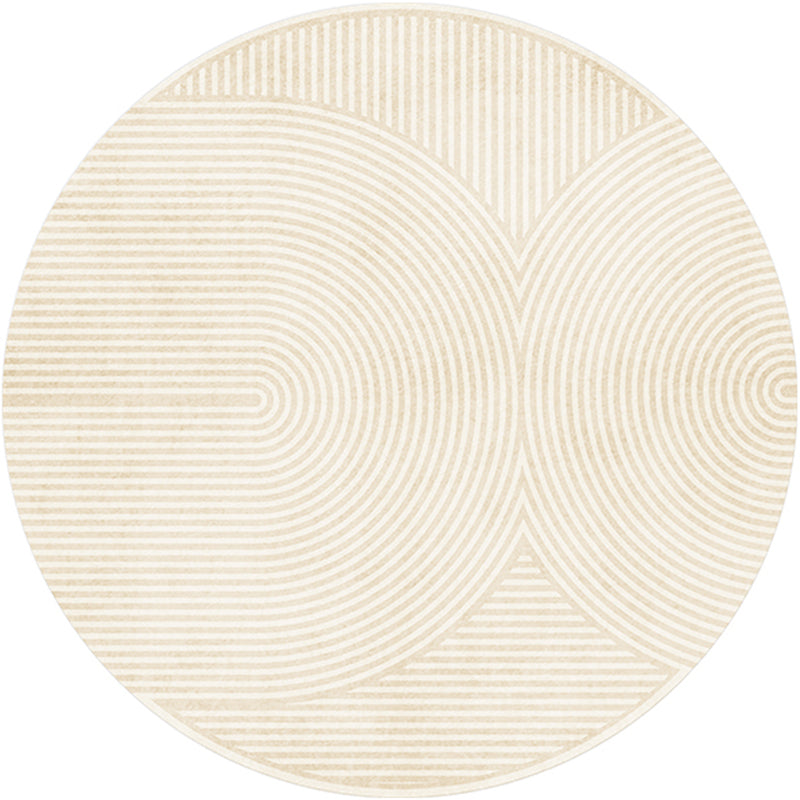 Geometrisch vloerkleed – Niet-slip en gemakkelijk verzorgbaar – Polyester, wasbaar tapijt