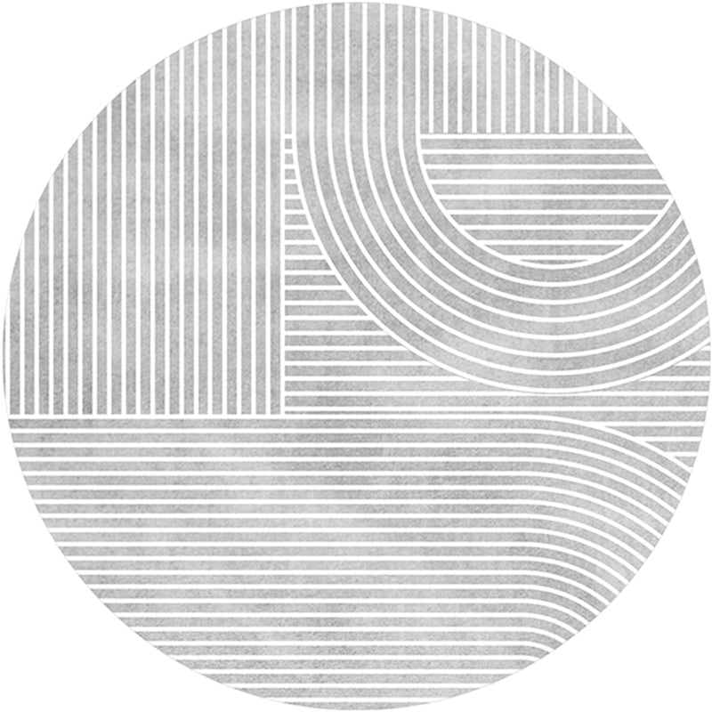 Geometrisch vloerkleed – Niet-slip en gemakkelijk verzorgbaar – Polyester, wasbaar tapijt