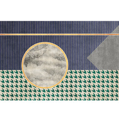 Tapijt – Vlekbestendig | Anti-slip | Katoenmix met geometrisch patroon