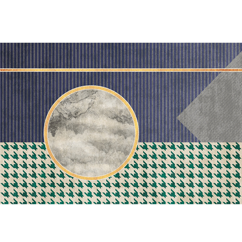 Tapijt – Vlekbestendig | Anti-slip | Katoenmix met geometrisch patroon