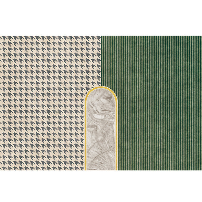 Tapijt – Vlekbestendig | Anti-slip | Katoenmix met geometrisch patroon