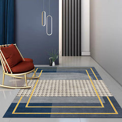 Tapijt – Vlekbestendig | Anti-slip | Katoenmix met geometrisch patroon