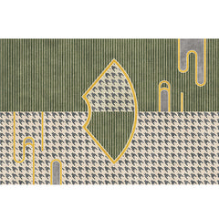 Tapijt – Vlekbestendig | Anti-slip | Katoenmix met geometrisch patroon