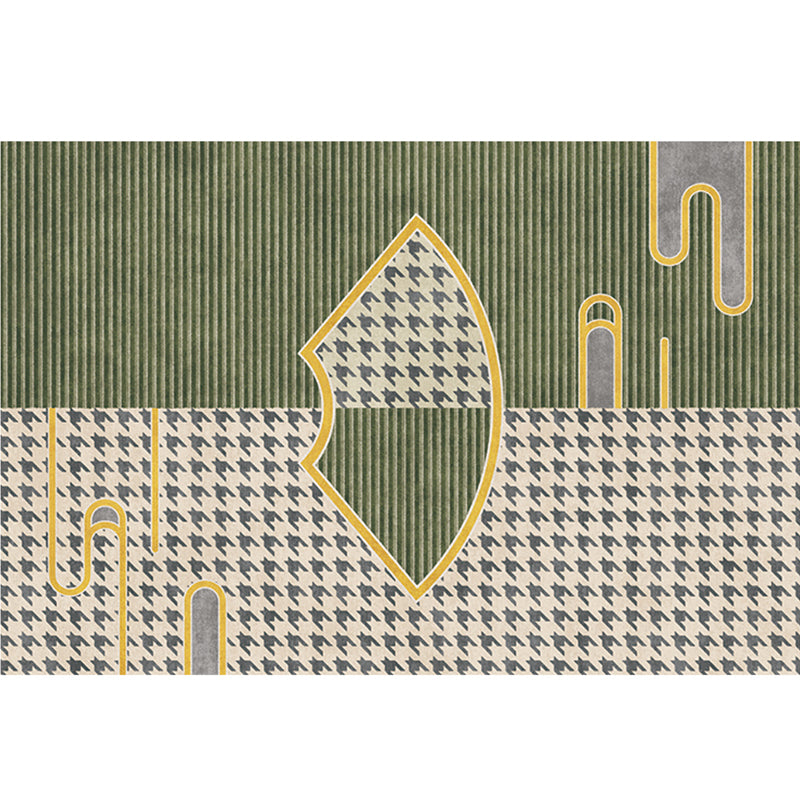 Tapijt – Vlekbestendig | Anti-slip | Katoenmix met geometrisch patroon