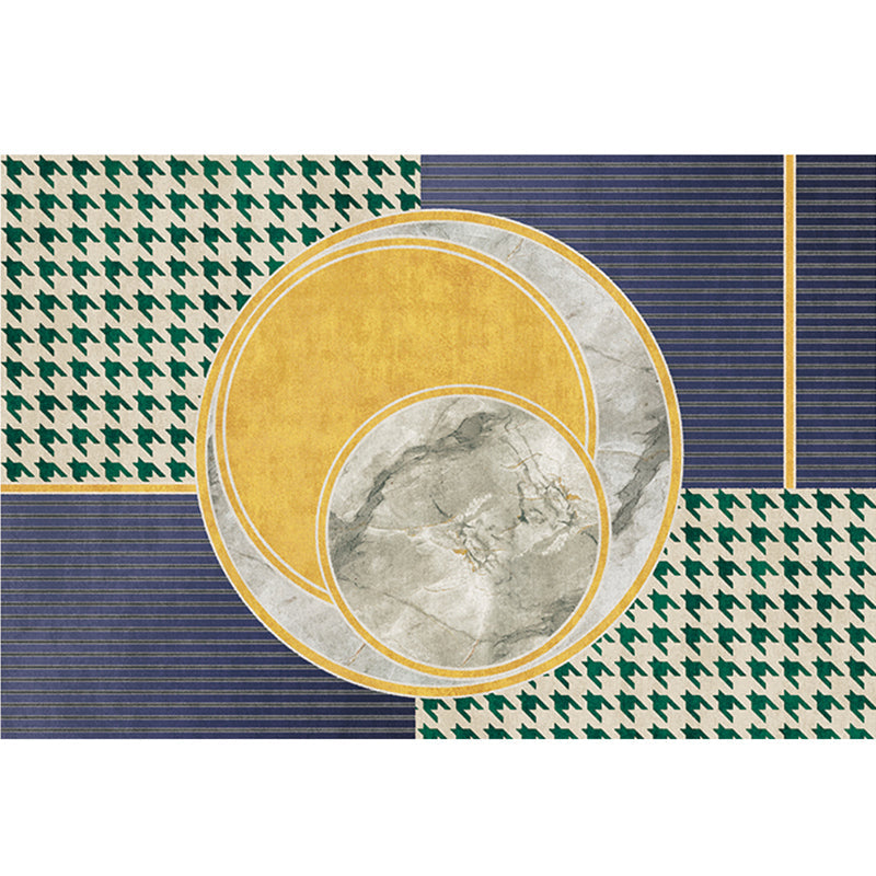 Tapijt – Vlekbestendig | Anti-slip | Katoenmix met geometrisch patroon