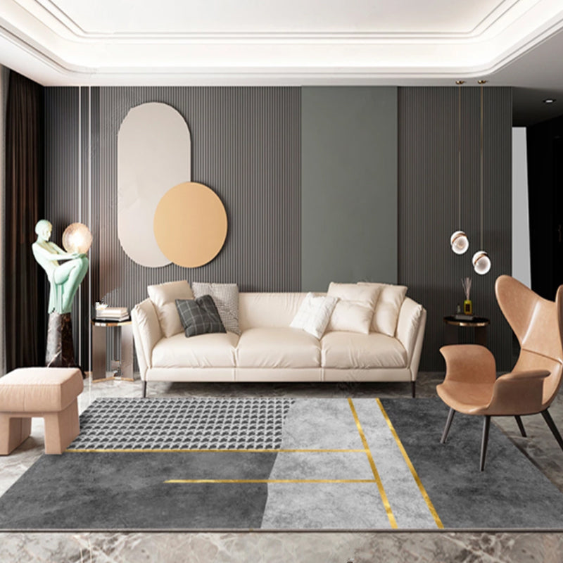 Veelkleurig tapijt – Casual geometrische print – Wasbaar, polypropyleen, huisdiervriendelijk