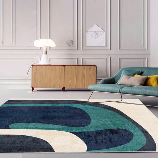 Veelkleurig tapijt – Casual geometrische print – Wasbaar, polypropyleen, huisdiervriendelijk