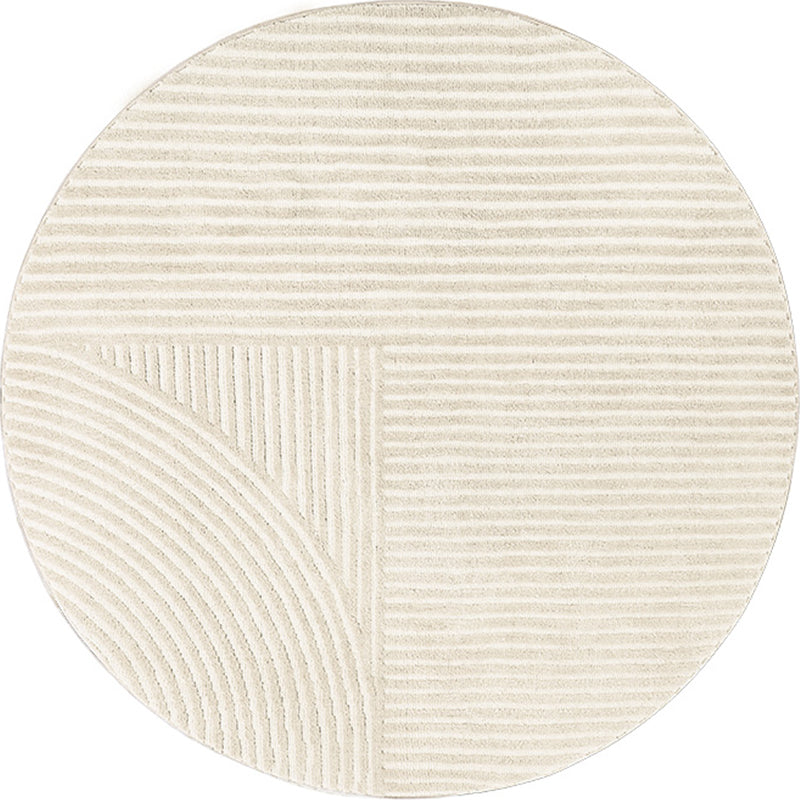 Gestreept tapijt – Vlekbestendig en anti-slip – Polyester materiaal voor woonkamer