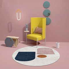 Meerkleurig tapijt – Antislip achterkant – Polyester, eenvoudig te onderhouden voor binnengebruik