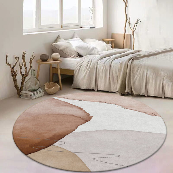 Meerkleurig tapijt – Antislip achterkant – Polyester, eenvoudig te onderhouden voor binnengebruik