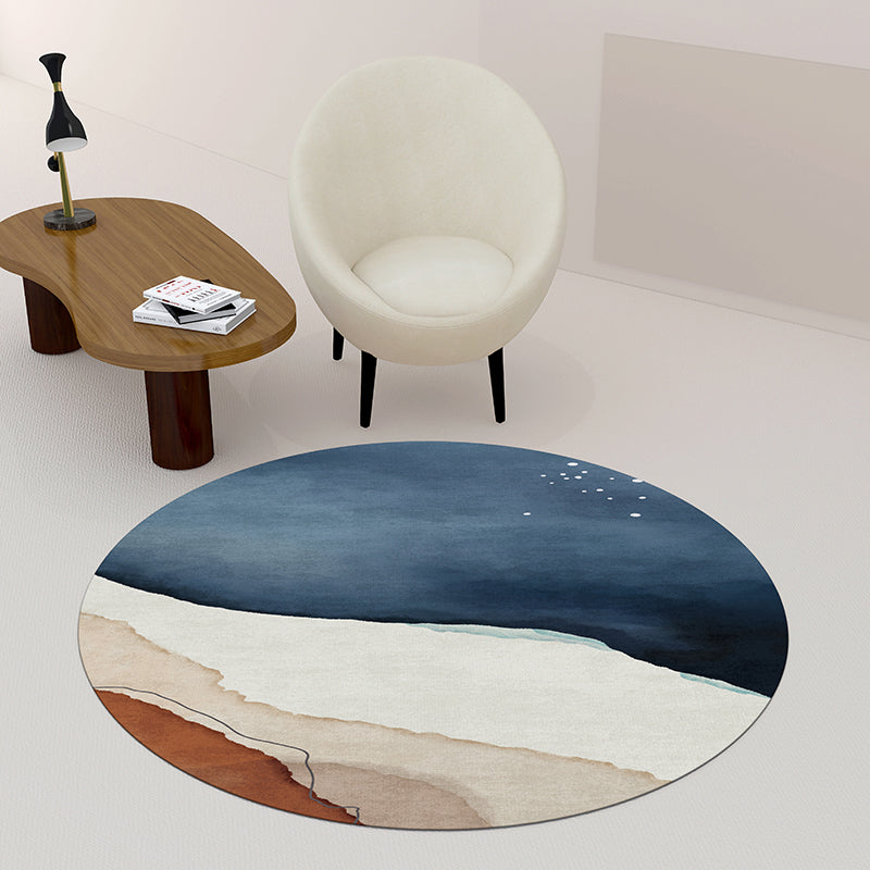 Meerkleurig tapijt – Antislip achterkant – Polyester, eenvoudig te onderhouden voor binnengebruik