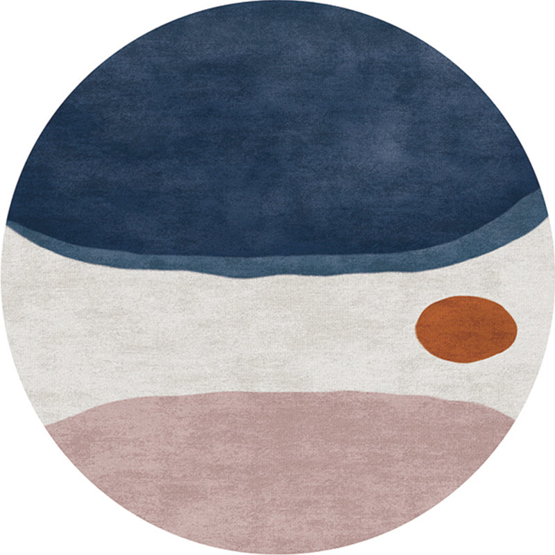 Meerkleurig tapijt – Antislip achterkant – Polyester, eenvoudig te onderhouden voor binnengebruik