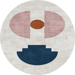 Meerkleurig tapijt – Antislip achterkant – Polyester, eenvoudig te onderhouden voor binnengebruik