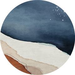 Meerkleurig tapijt – Antislip achterkant – Polyester, eenvoudig te onderhouden voor binnengebruik