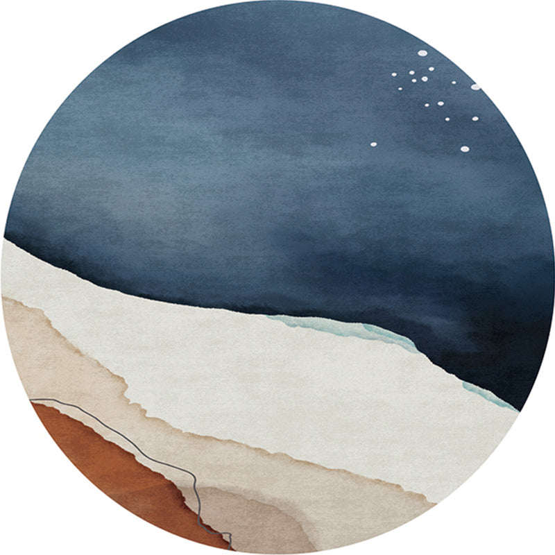 Meerkleurig tapijt – Antislip achterkant – Polyester, eenvoudig te onderhouden voor binnengebruik